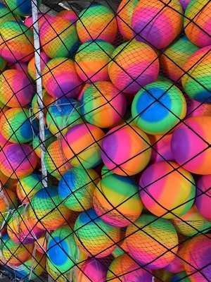 ПВХ надувный радужный отскакивающий шар 60г 70г 80г 90г 100г